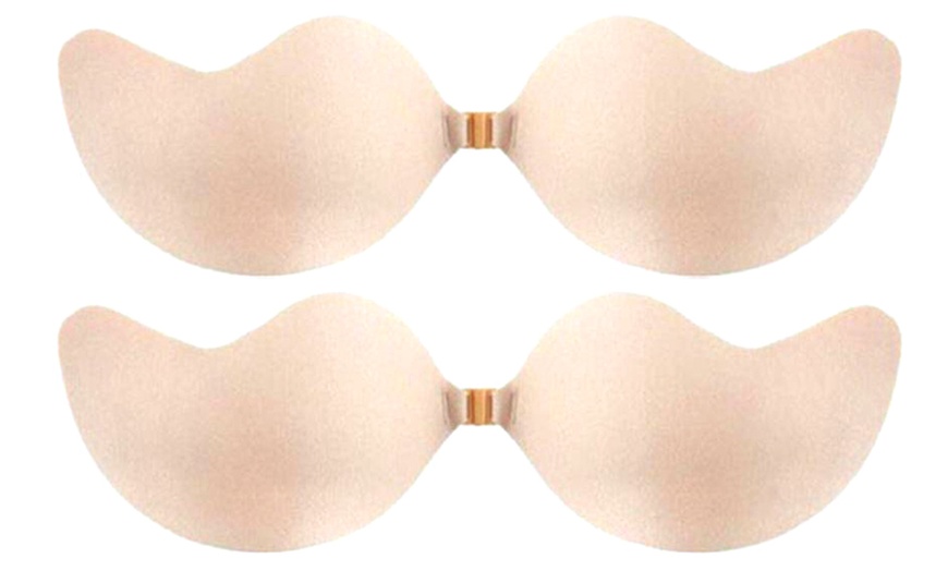 Image 8: One or Two Invisible Adhesive Push-Up Bras