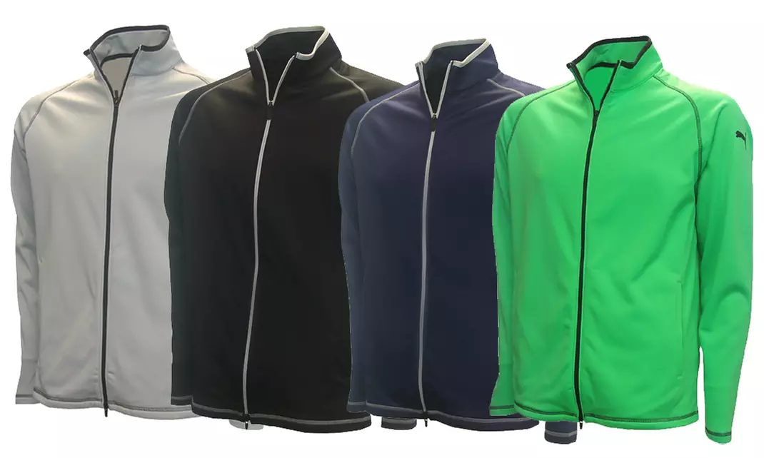 PUMA Golf Men's Member Full-Zip Fleece Jacket (S-2XL) - Primary Image