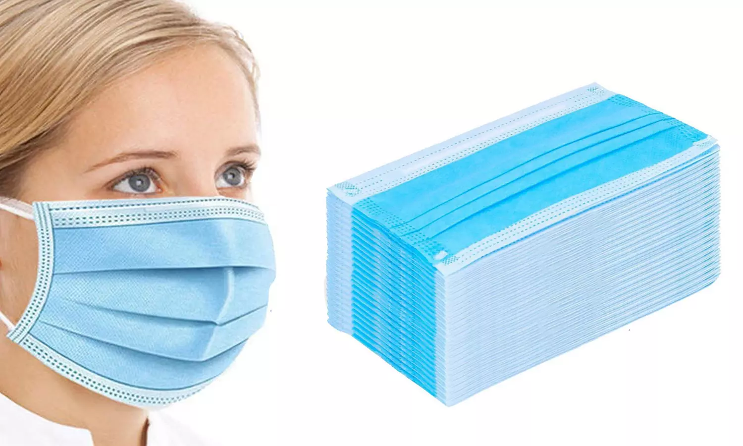 Warehouse Sale - Disposable Non-medical 3-Ply Face Masks (10, 20 and 50-Pack)
 - Primary Image