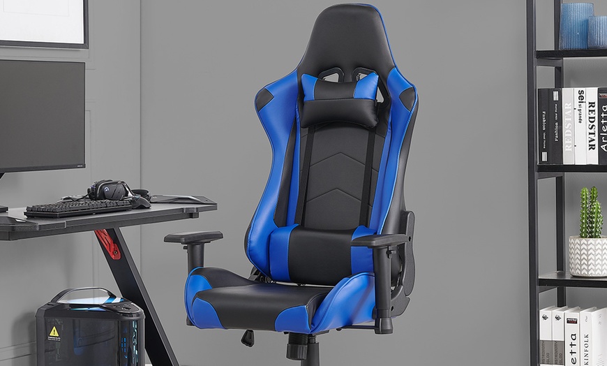 Image 7: Aston Gaming Racing Swivel Chair