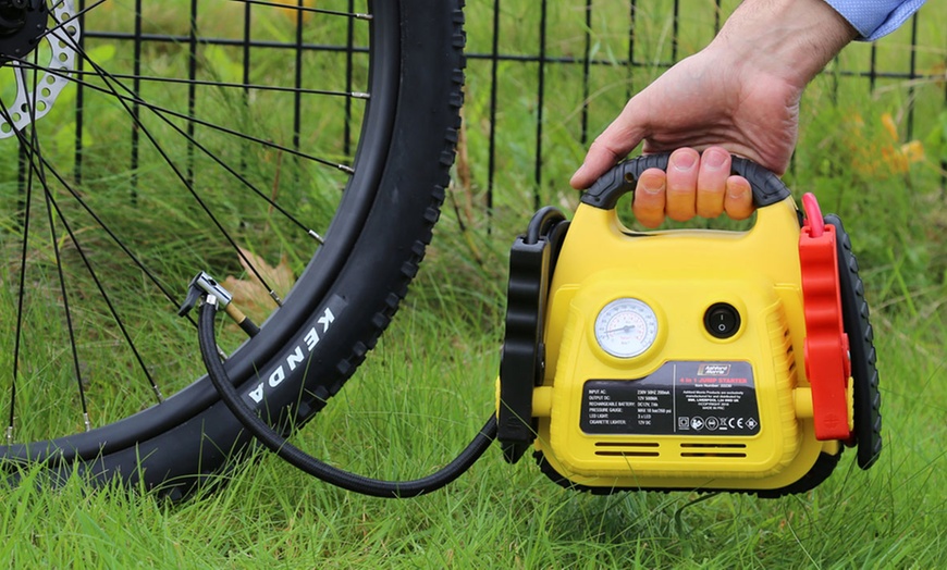 Image 4: Jump Starter with Air Compressor