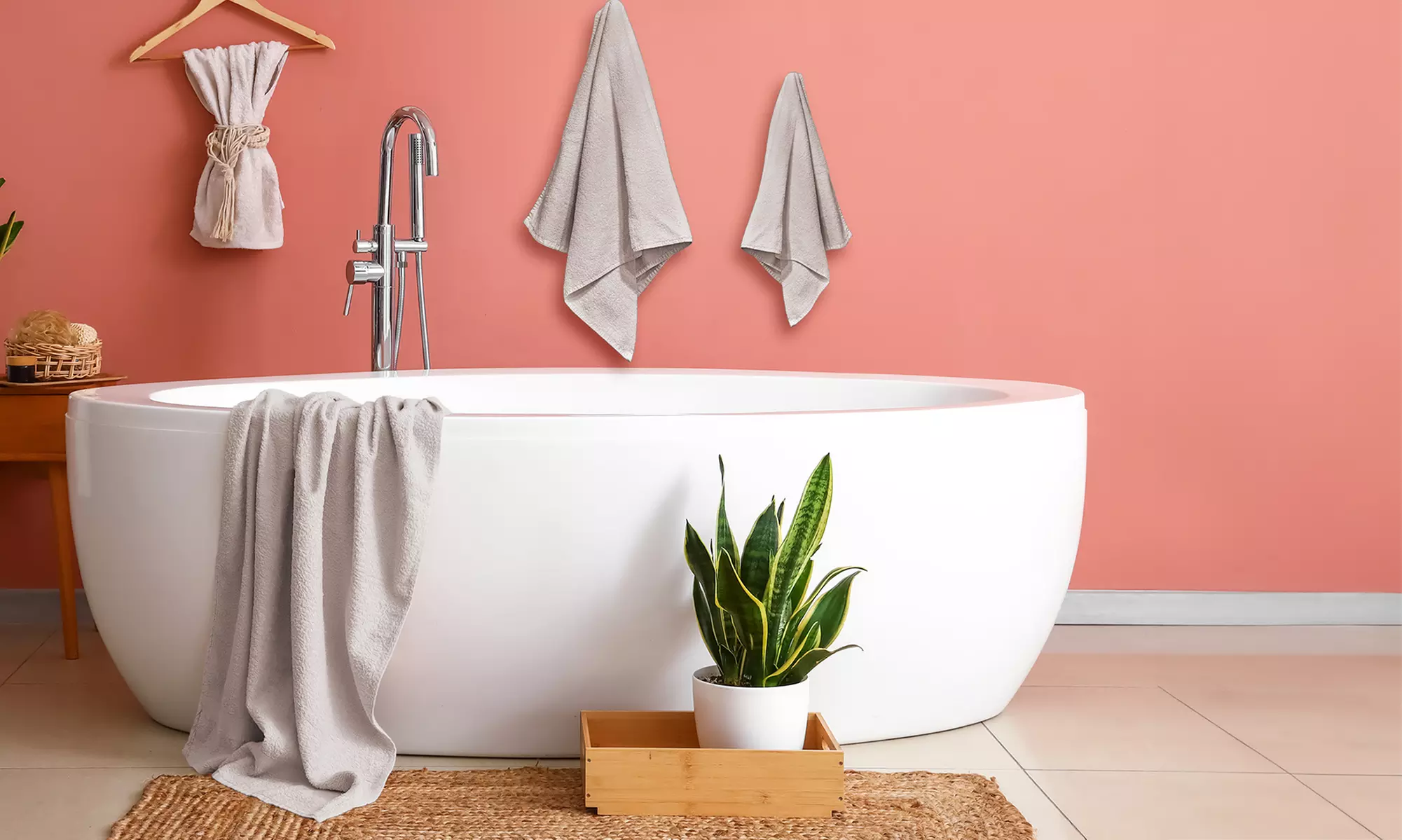 3er-Set Bambus-Handtücher