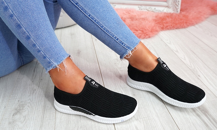 Image 9: Women's Sock-Style Trainers