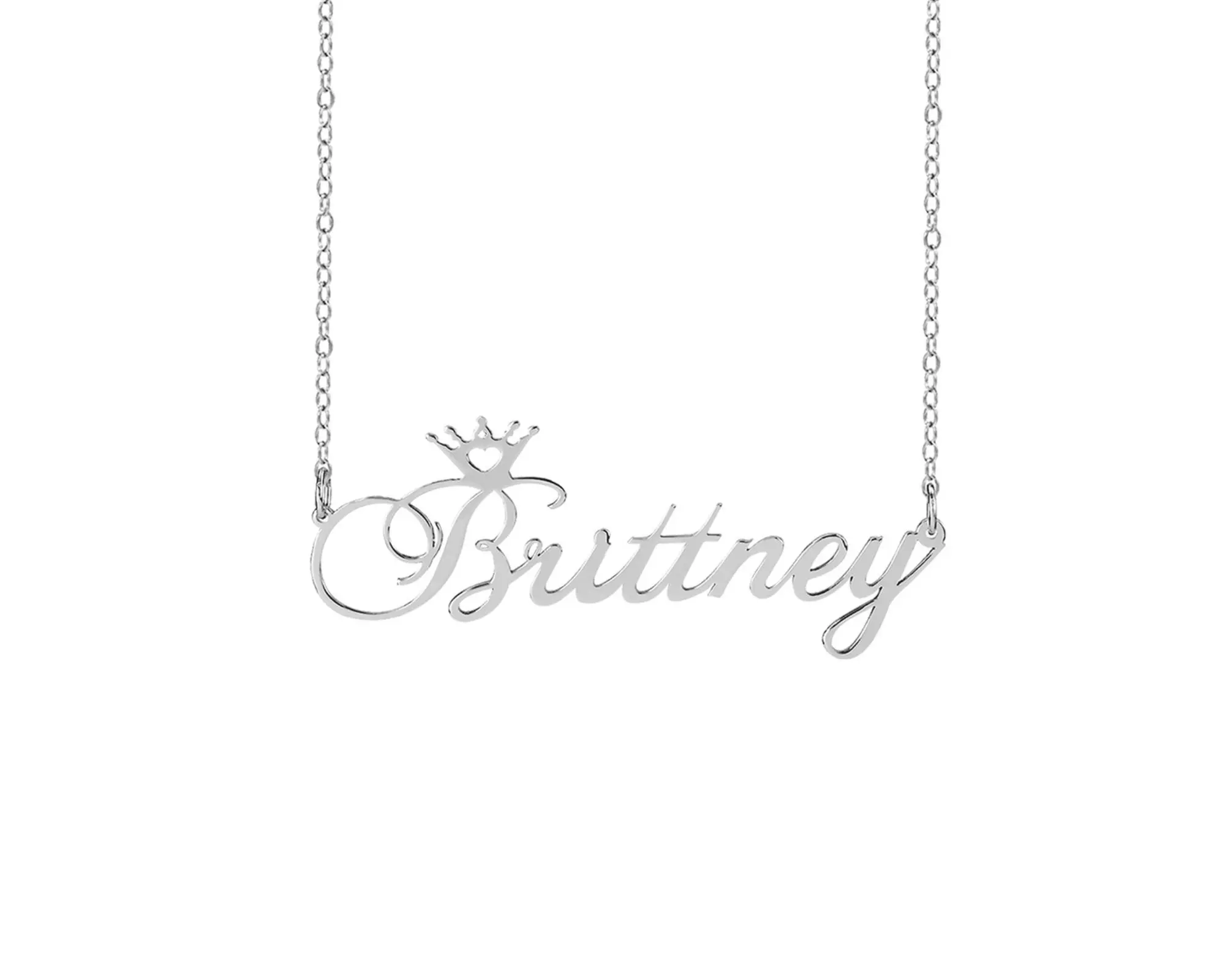Script or Cupid Name Necklace from MonogramHub