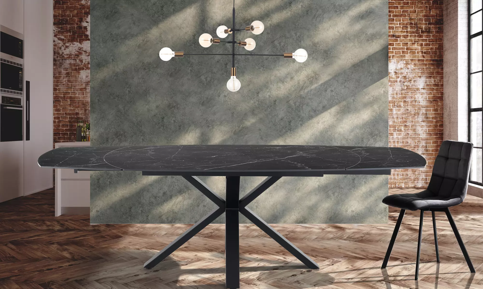 Oresteluchetta ausziehbarer Esstisch