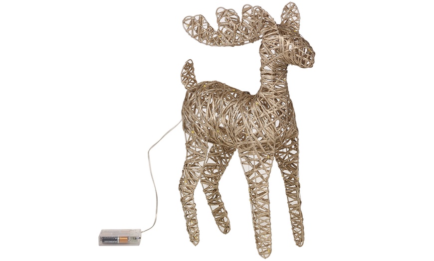 Image 4: LED Standing Christmas Reindeer