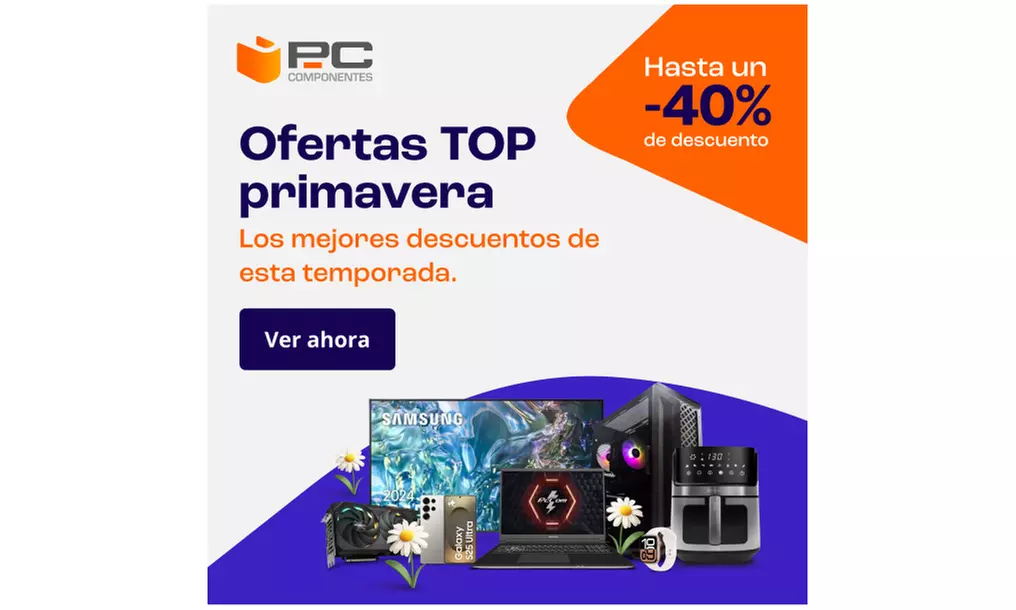 Paga 1,99 € y obtén 100 € de descuento al comprar en PcComponentes: ¡portátiles, móviles, videojuegos y más, por menos! - Primary Image