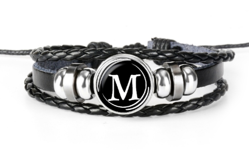 Image 14: Bracelet initiale pour homme