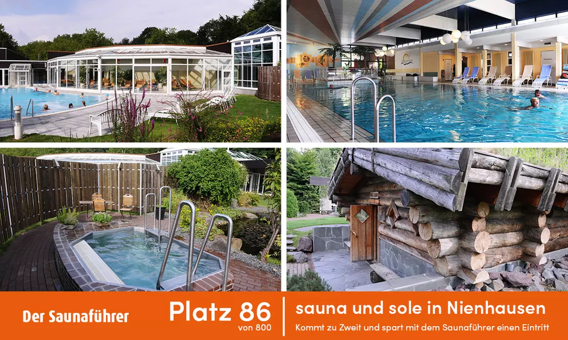 2:1 Gutschein für die Therme Sauna und Sole (bis zu 50% sparen) - Primary Image