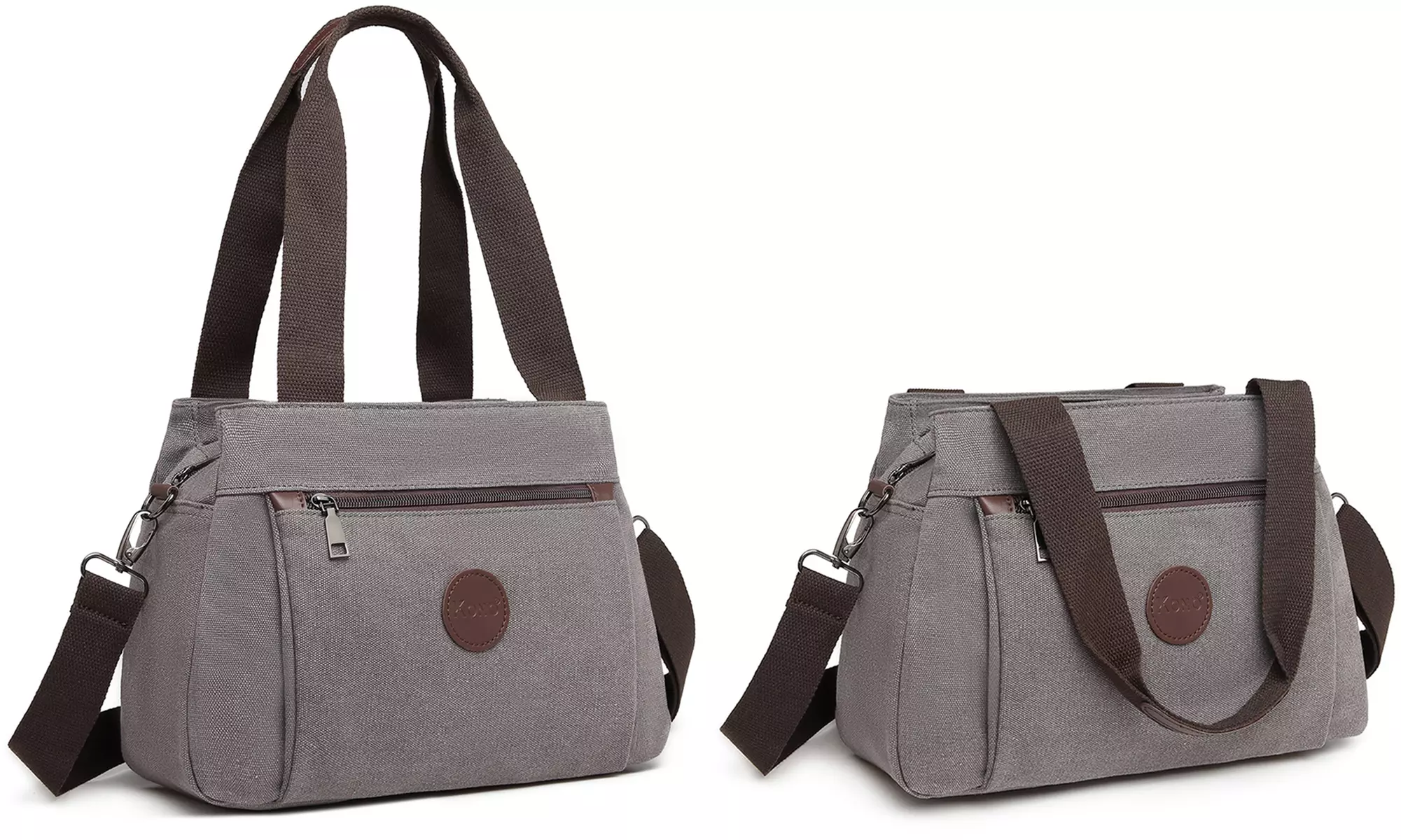 Kono Canvas Multi-Functional Crossbody Bag Shoulder Bag Hand Bag