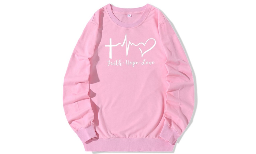 Image 4: Faith Hope Love Sweaters