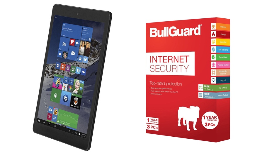 Image 2: 8.9" Win 10 Quad Core Tablet