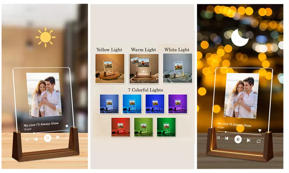 Custom Song Photo Plaques - Perfect Holiday Gift (Up to 83% Off)