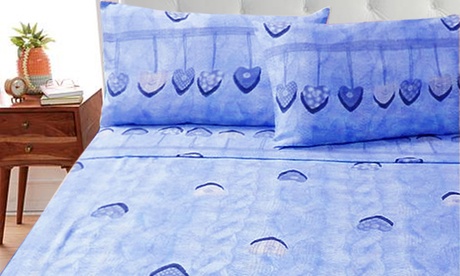 Completo letto matrimoniale disponibile in 2 fantasie e 5 colori