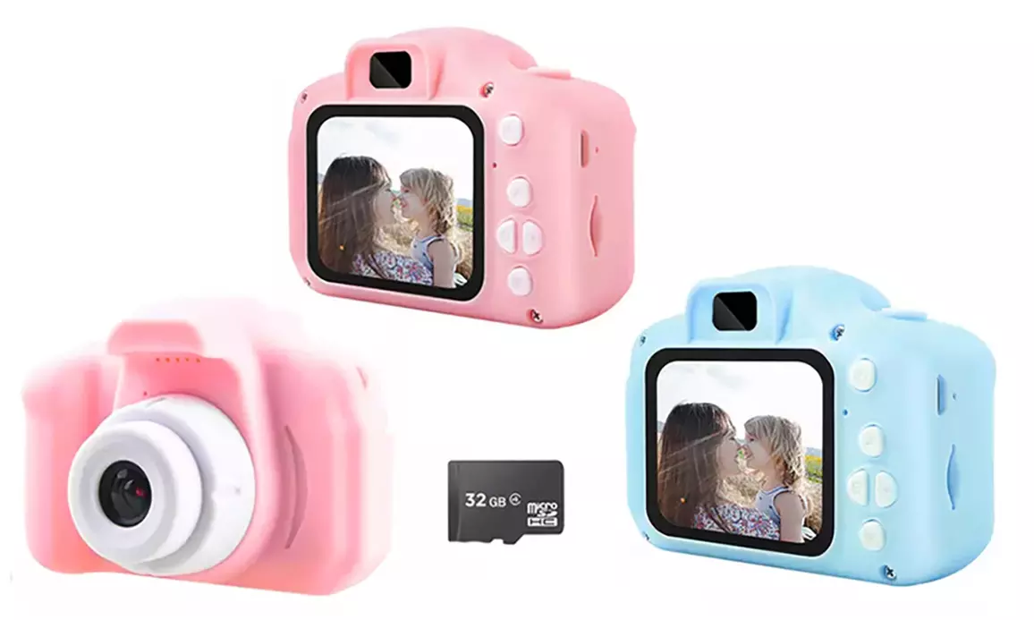 1 ou 2 appareils photo numériques pour enfants avec ou sans carte micro SD, coloris au choix - Primary Image