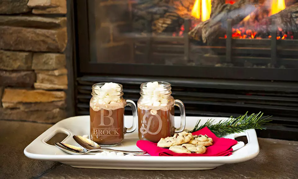 One, Two, Three, Five, or Ten Personalized Mason Jars from Qualtry (Up to 72% Off) - Primary Image
