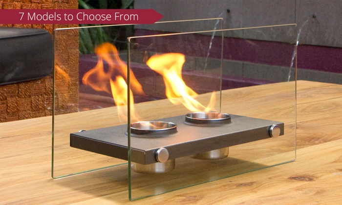 Bio Ethanol Tabletop Fireplace Groupon Goods