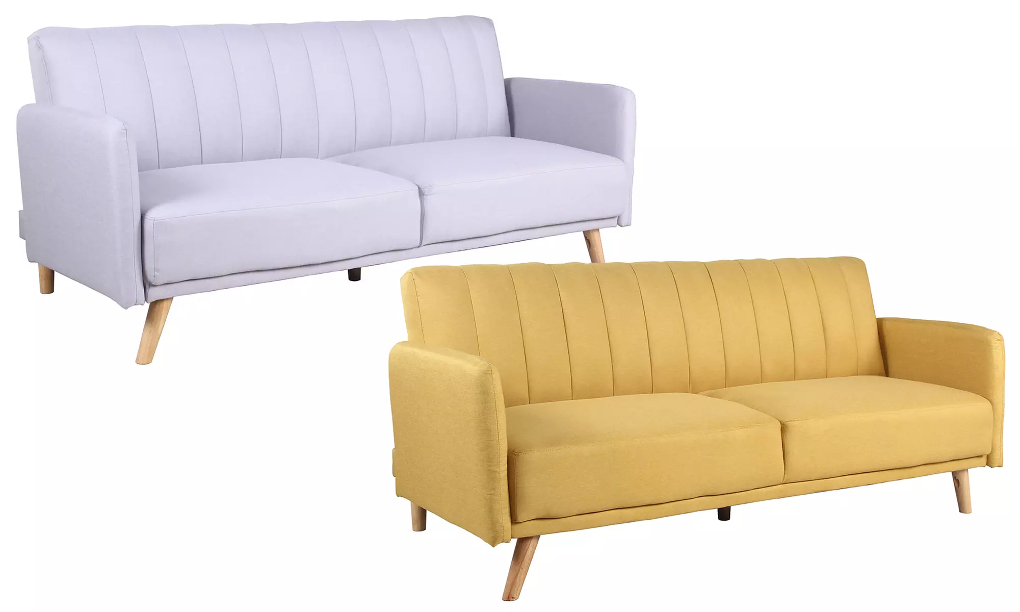 Canapé lit clic-clac 3 places Damas. Livraison offerte - Primary Image