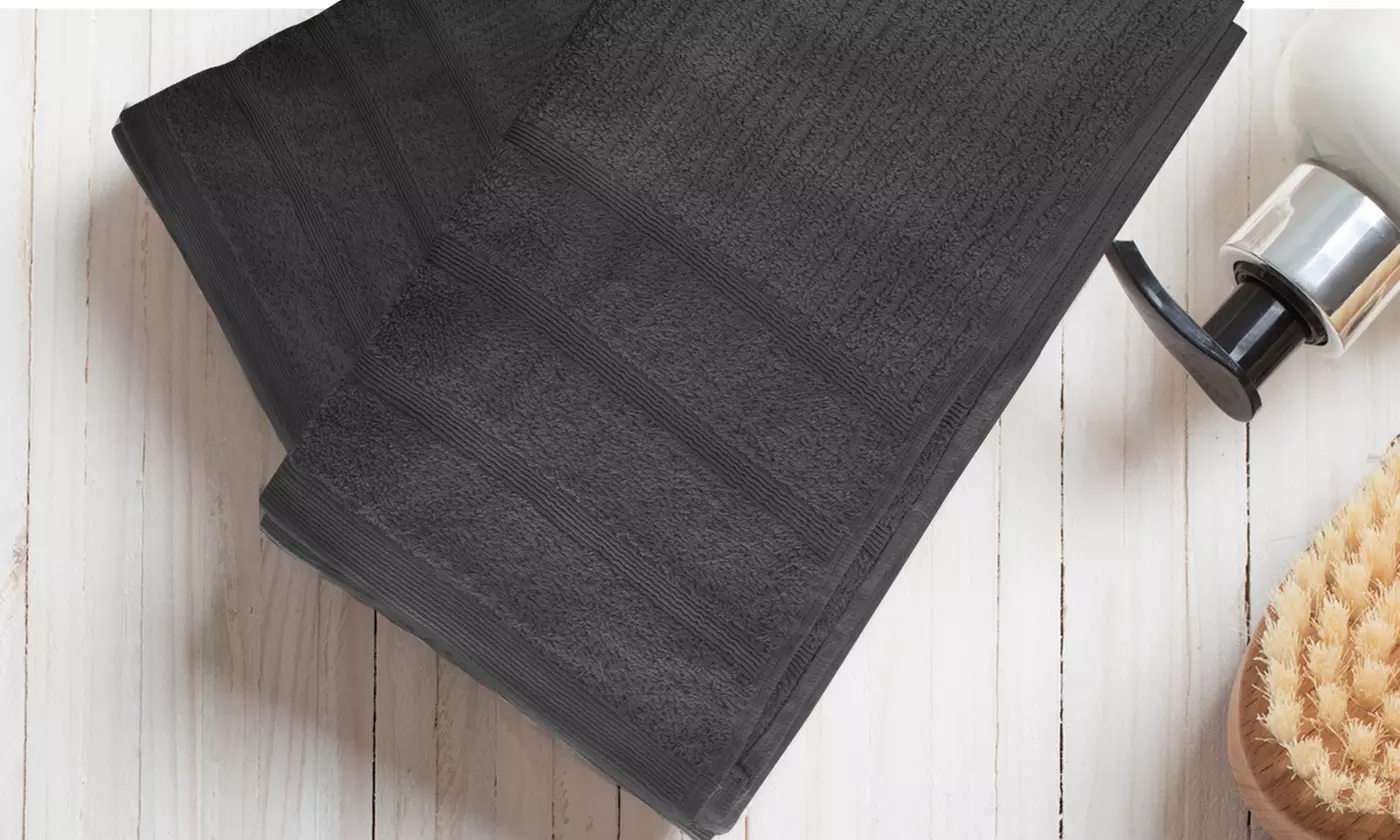 Royal Comfort Egyptian Cotton 8 Piece Towel Pack Granite, White & More