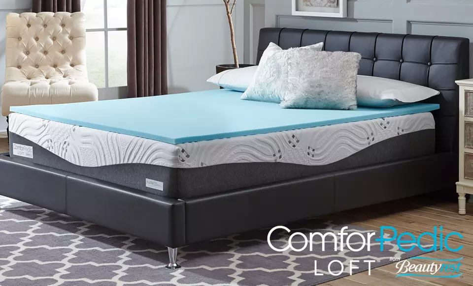 ComforPedic Loft from Beautyrest 1'' Gel Memory Foam Mattress Topper - Primary Image