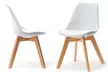 Lot de 2 ou 4 chaises design scandinave - Second Medium