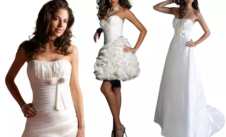 Elegant and Flirty Wedding Dresses. Multiple Styles Available. Free Returns. - Primary Image