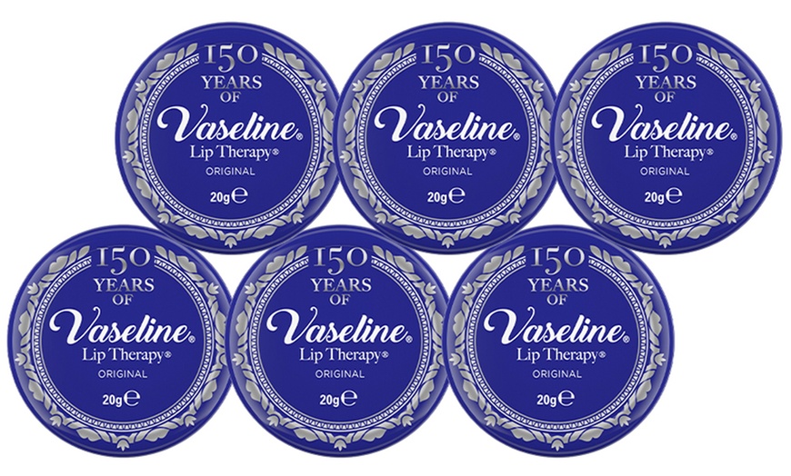 Image 3: Vaseline Lip Therapy Tin Six-Pack