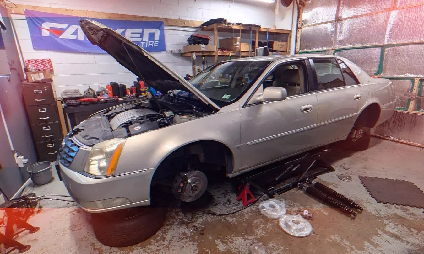 Front-End Wheel Alignment / Front & Rear Brake Pad Replacement Special