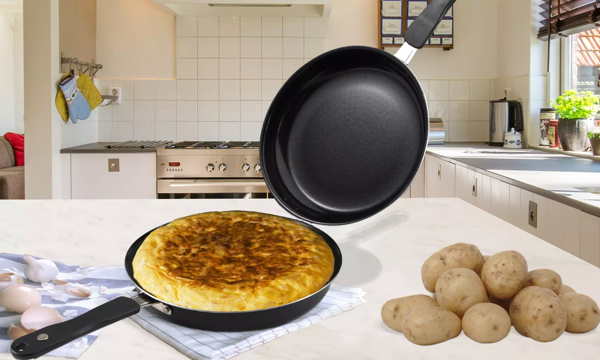 Bergner Malaga Double Frying Pan - Primary Image