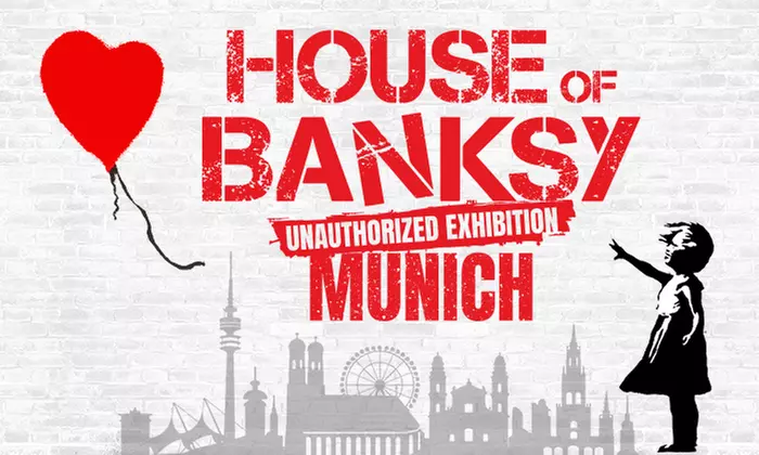 HOUSE OF BANKSY München: Die brandneue Ausstellung im Ehem. Galeria Kaufhof Stachus (25% sparen) - Primary Image