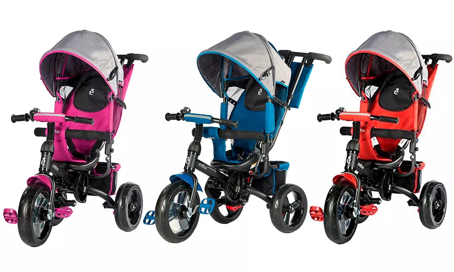 Evezo Kailin Kids' 4-in-1 Convertible Stroller and Trike - Primary Image