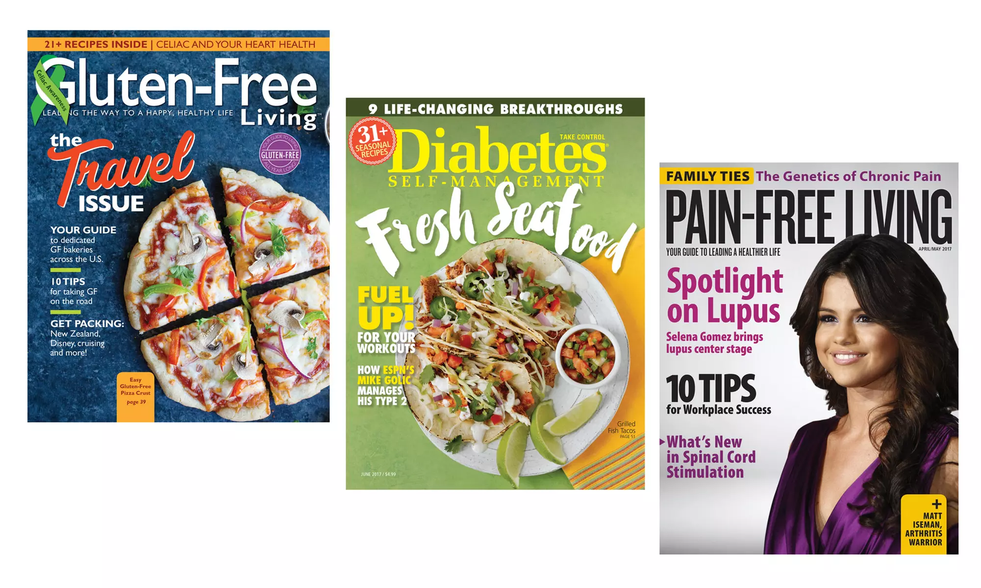 One-Year Subscription to Diabetes Self-Management, Pain-Free Living, or Gluten-Free Living (Up to 72% Off) - Primary Image