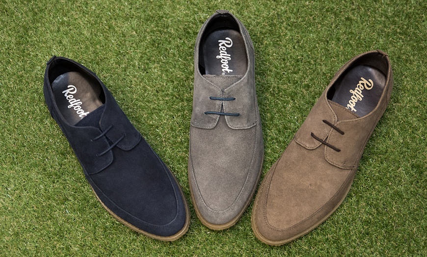 Image 21: Redfoot Men's Suede Shoes