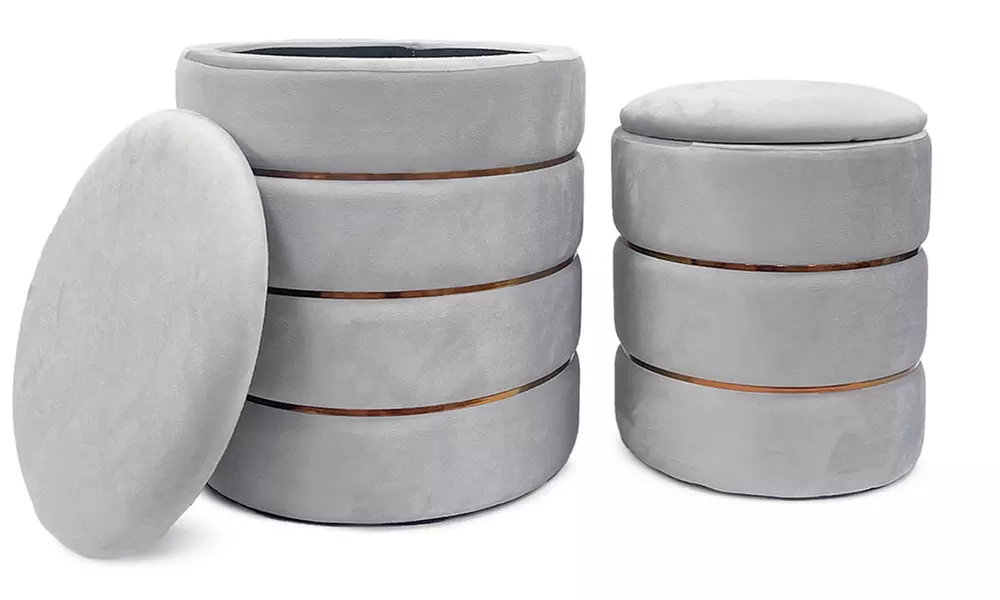 Coppia di pouf Romeo e Giulietta