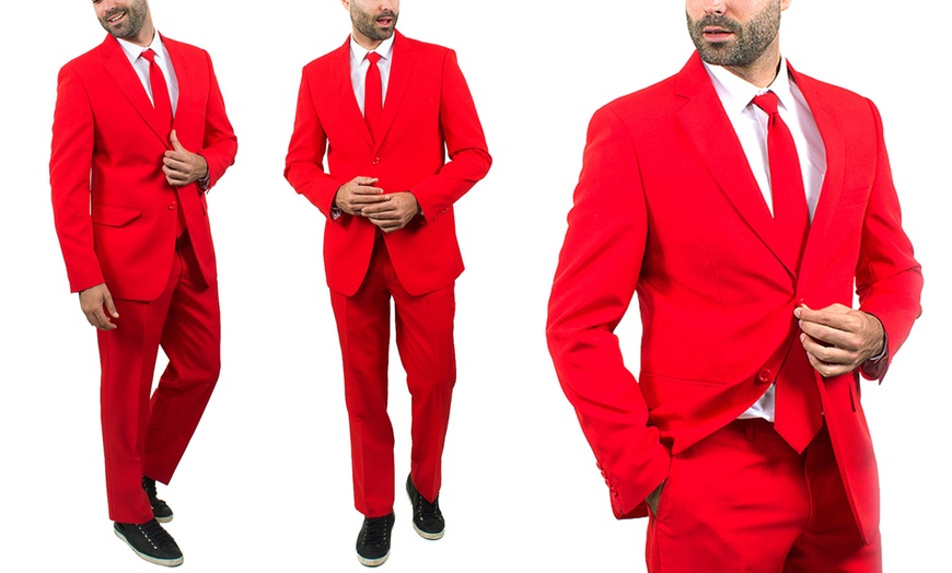 Groupon men's 2025 christmas suits