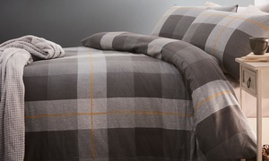  Silentnight Classic Check Brushed Cotton Duvet Set 