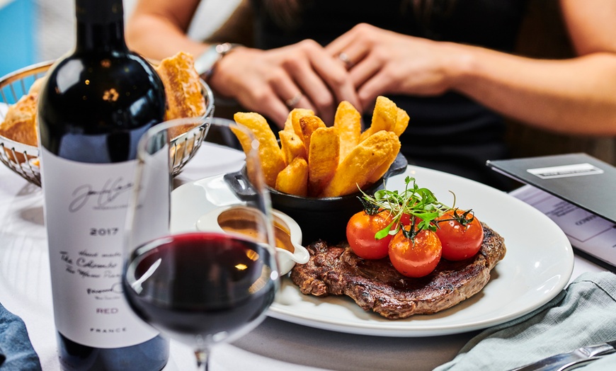 Image 1: Steak and Wine for Two ✩