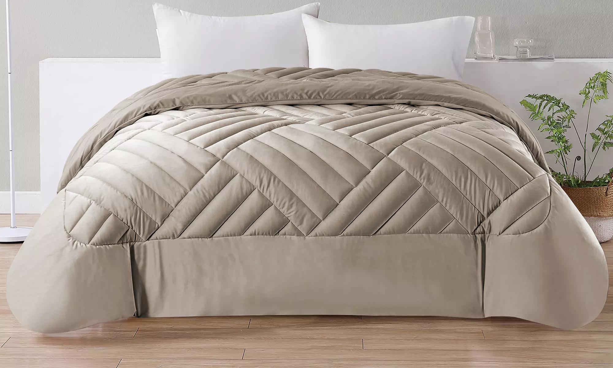 Trapunta matrimoniale in velluto