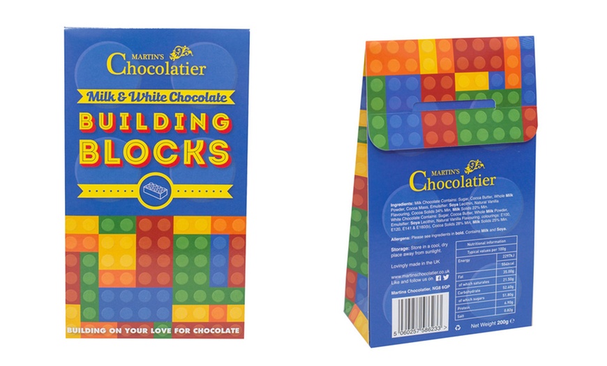 Image 2: Belgian Chocolate Building Blocks