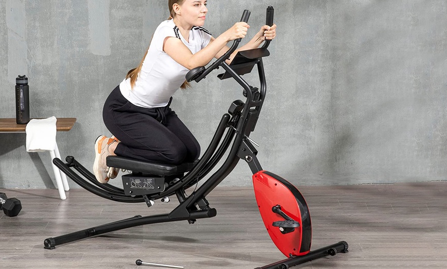 Image 3: HOMCOM Multi-Functional Abs Machine