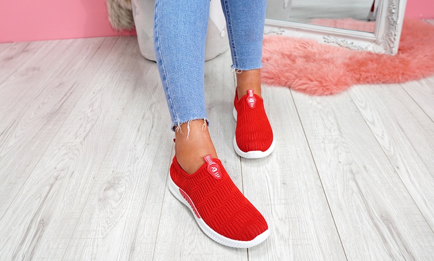 Image 26: Women's Sock-Style Trainers