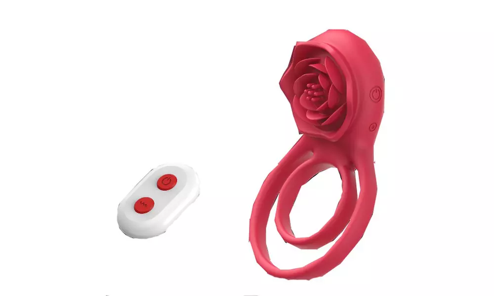 1x oder 2x Paar-Vibrator im Rosendesign