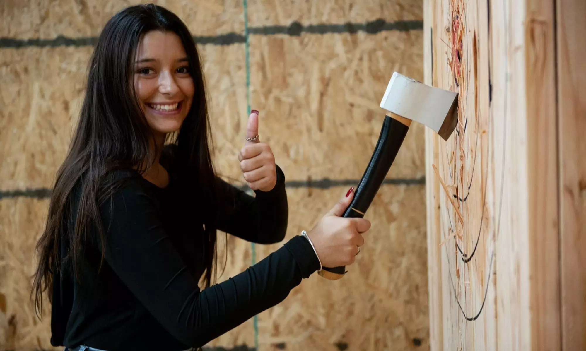 Two Games of Tag or One-Hour Axe Throwing Session for Two, Four, or Six at FlagTag (Up to 46% Off) - Primary Image