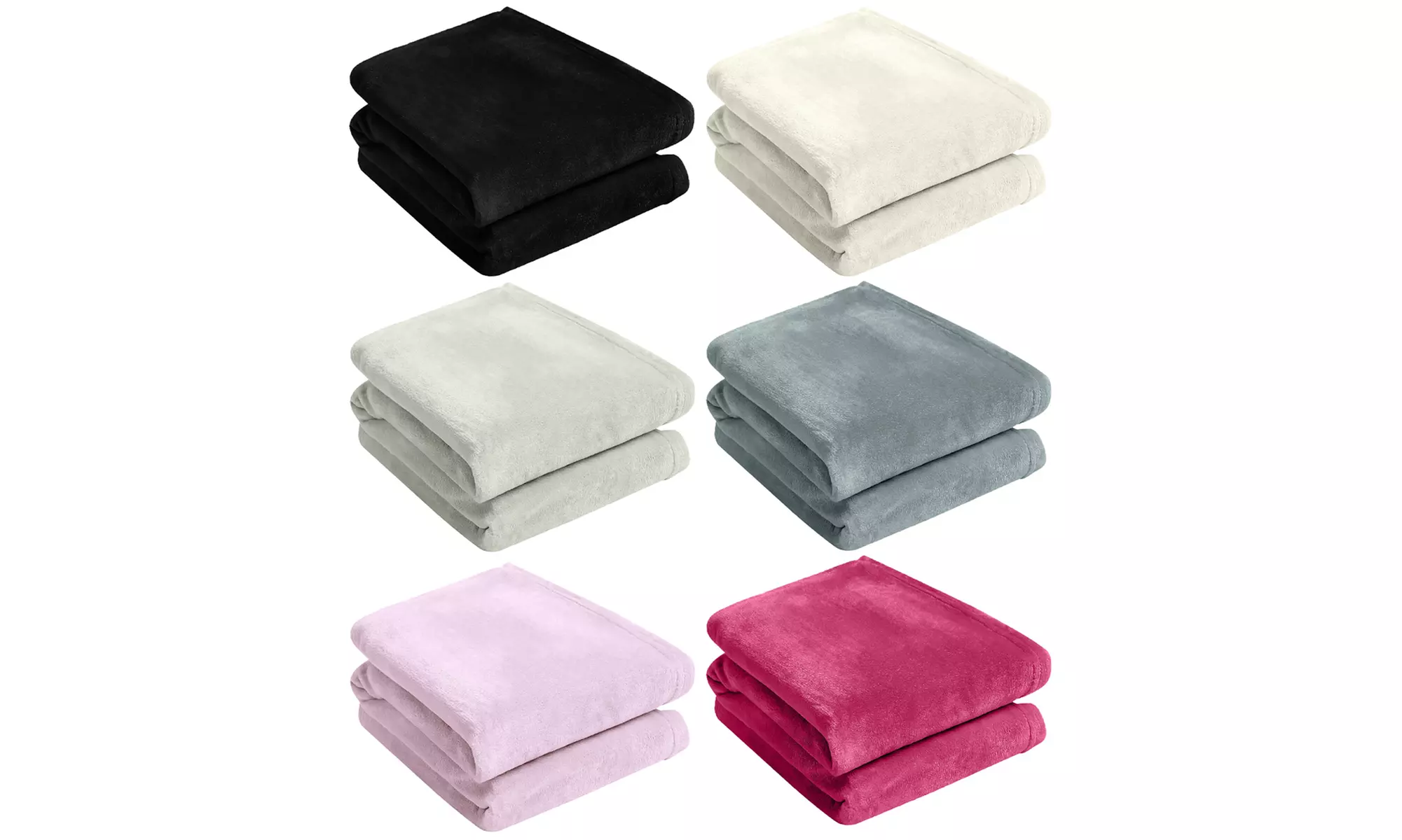 Plush 500gsm Cosy Super Soft Faux Mink Fur Blanket