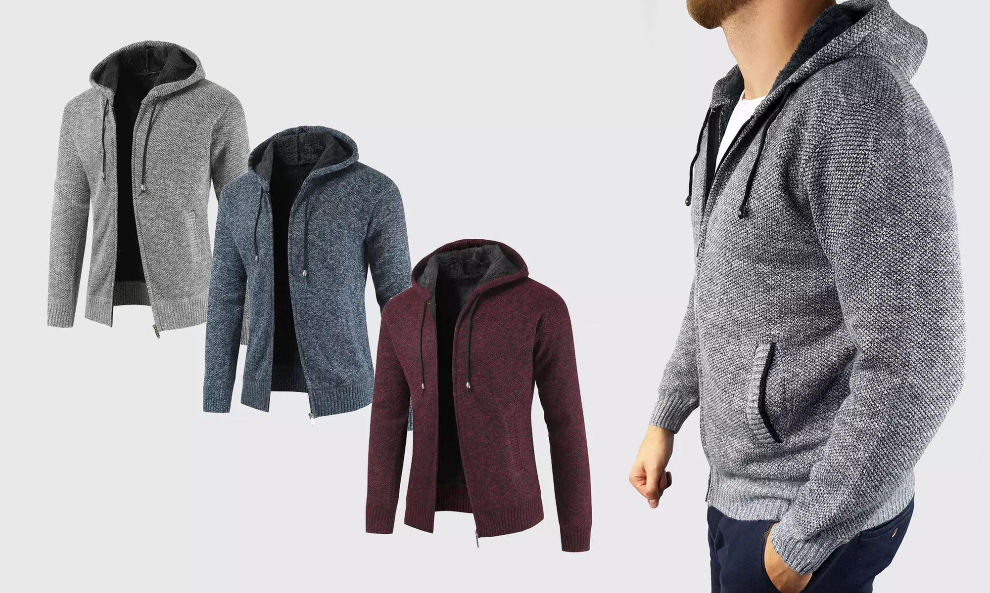 Sweat à capuche fourré de la collection Andrew pour Homme - Primary Image