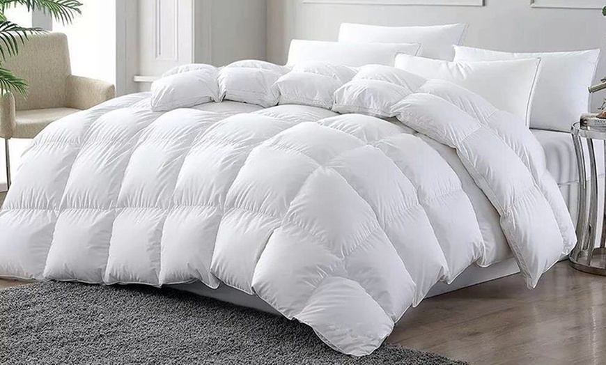 Image 2: Edredón de plumón de ganso auténtico