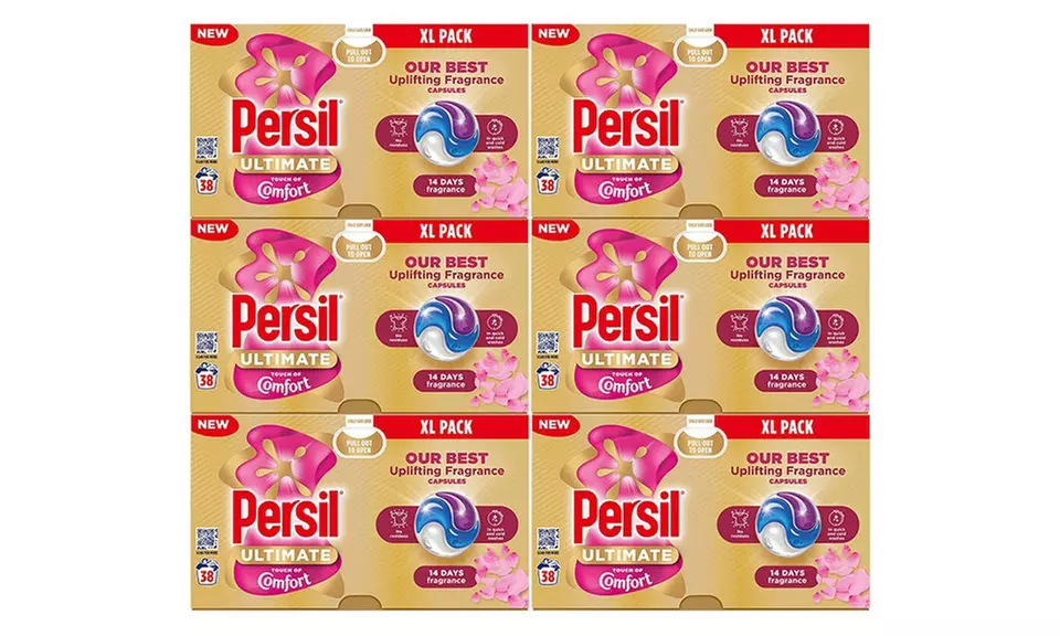 Three or Six Persil XL Ultimate Washing Capsules