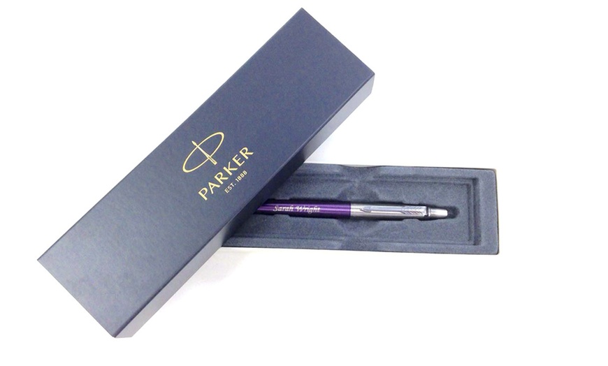 Image 2: Engraved Ballpoint Parker Pen