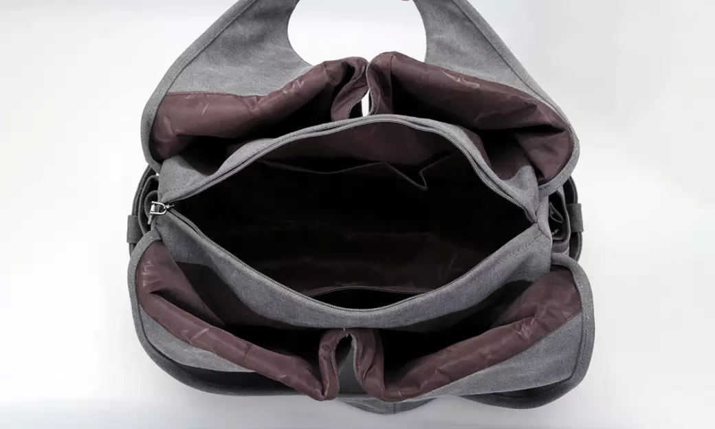 Canvas-Schultertasche in der Farbe nach Wahl - Second Medium