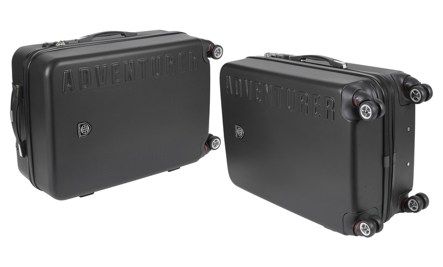 Image 5: Three-Piece Hard Shell Suitcase Set
